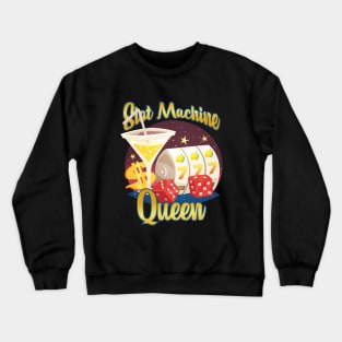 Lucky Casino Slot Machine Queen - Lemon Squash Crewneck Sweatshirt